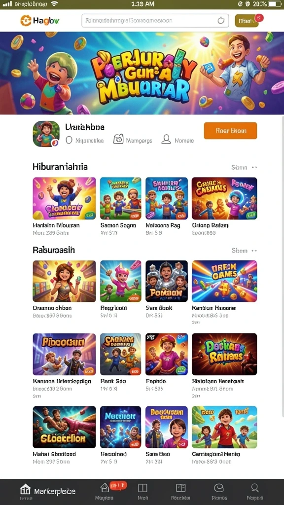 bento4d - Tampilan awal BENTO4D dengan grafis yang memukau.