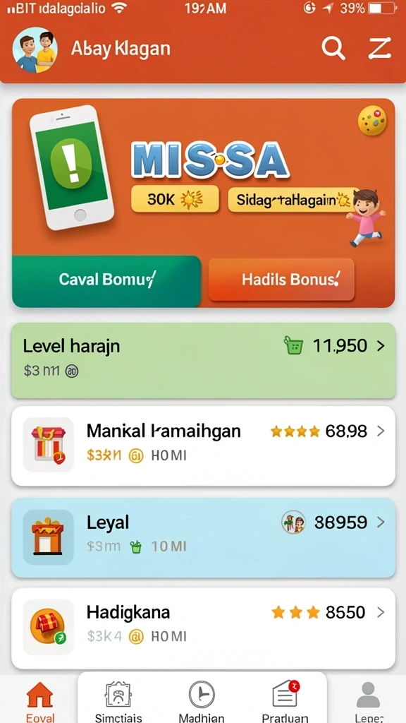 buah4d - Tampilan antarmuka yang cerah dan menarik.