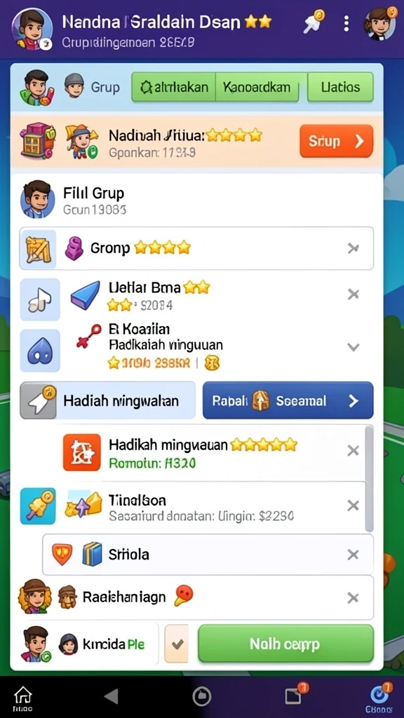 danatoto - Fitur interaksi sosial yang memungkinkan pemain berkomunikasi.