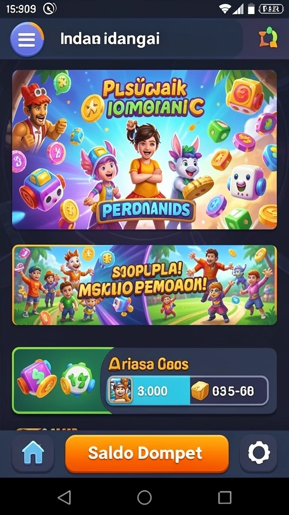 juragankoin99 - Tampilan utama aplikasi dengan fitur menarik.